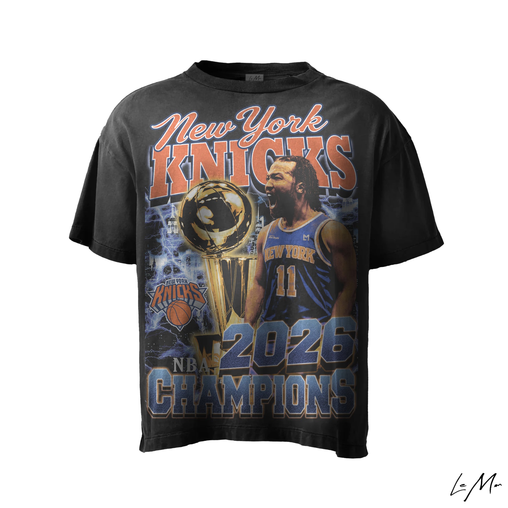 2026 New York Knicks Championship Tee (Black)