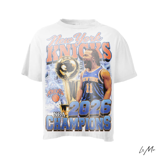 2026 New York Knicks Championship Tee (White)