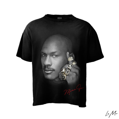 6 Ring Tee (Black)