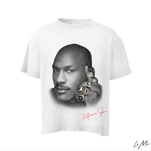 6 Ring Tee (White)