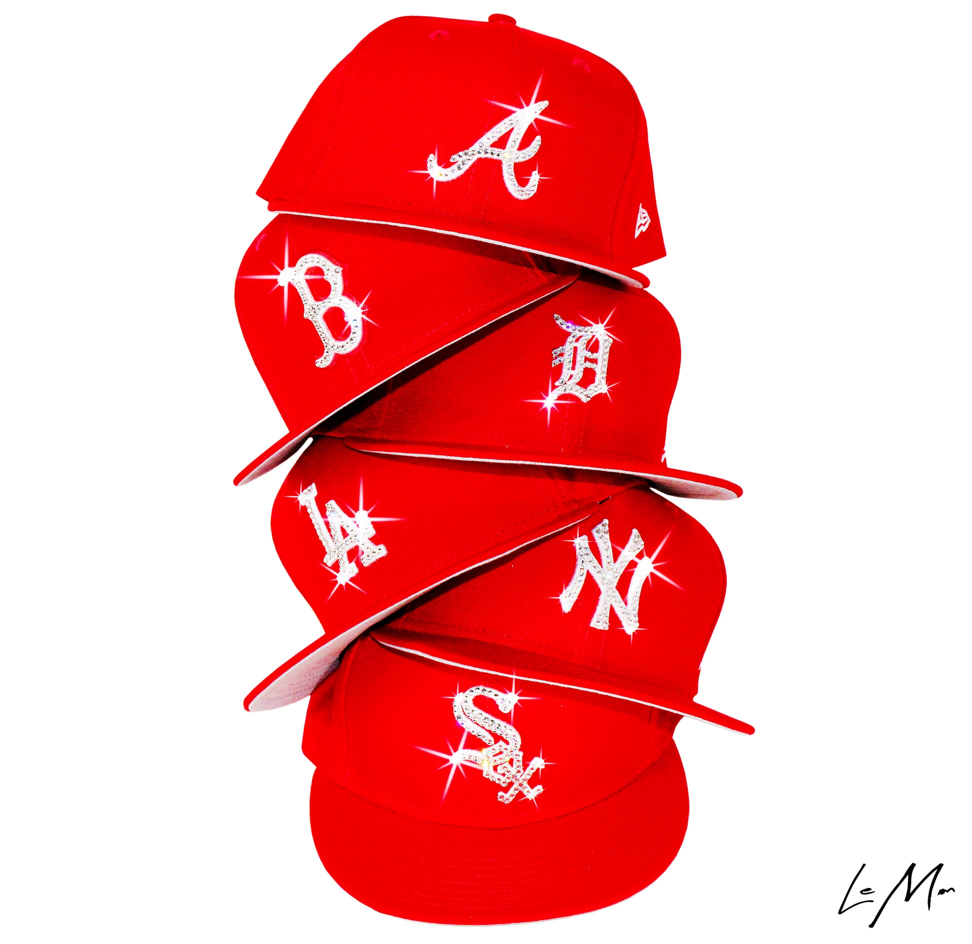 Red Classic Fitteds