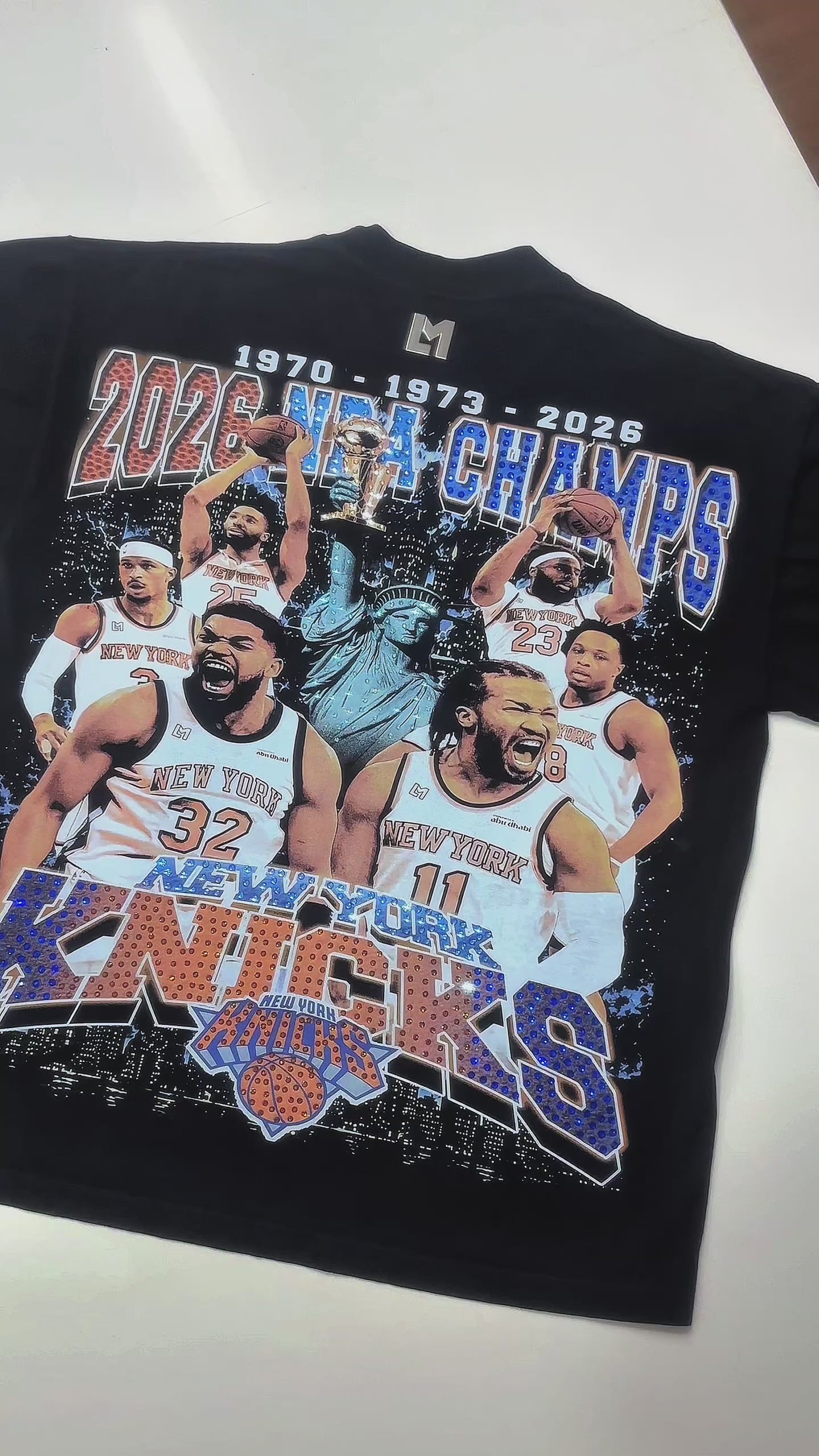 2026 New York Knicks Championship Tee (White)