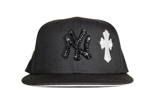 New York Yankee Fitted (Diamond Cross)